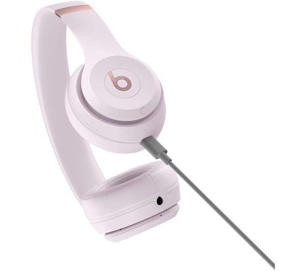 Apple Beats Solo 4 Headphones Cloud Pink - Image 5