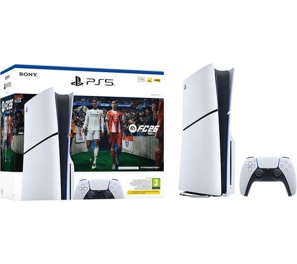 Sony PlayStation 5 Slim 1TB Disc Edition EA FC 26 Bundle - Image 1