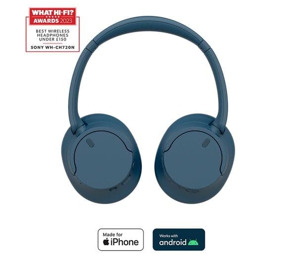 Sony WH-CH720N Wireless Headphones Waterfall Blue - Image 5