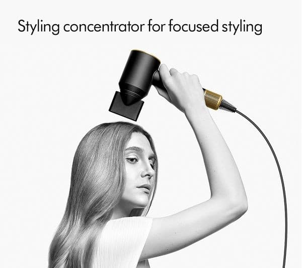Dyson Supersonic Nural HD16 Hair Dryer Quick, Intelligent Drying for All Hair Types Onyx-Gold - Image 6
