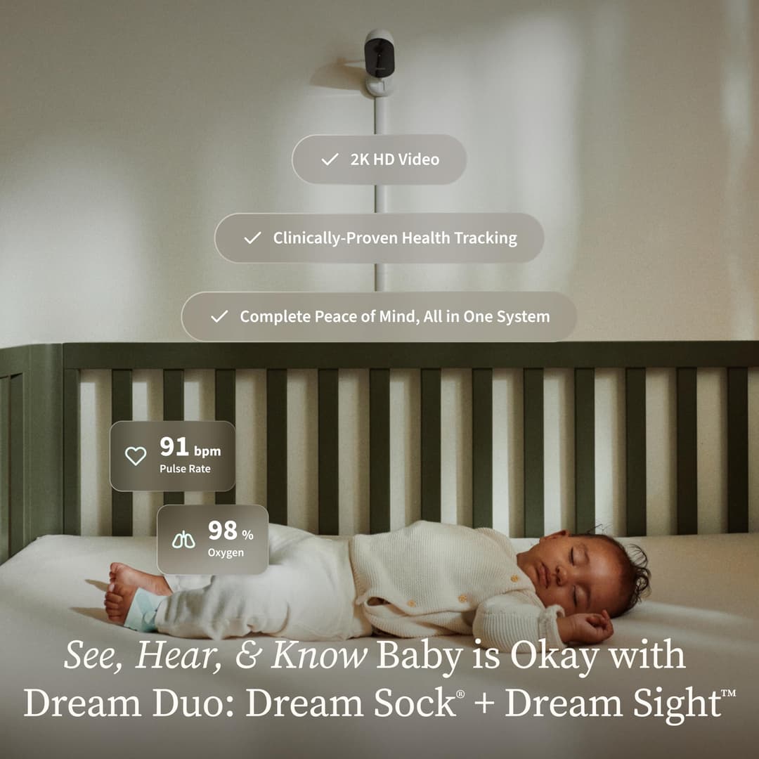 Owlet Dream Duo PSR3NMWIN Smart Baby Monitor - Bedtime Blue - Image 2