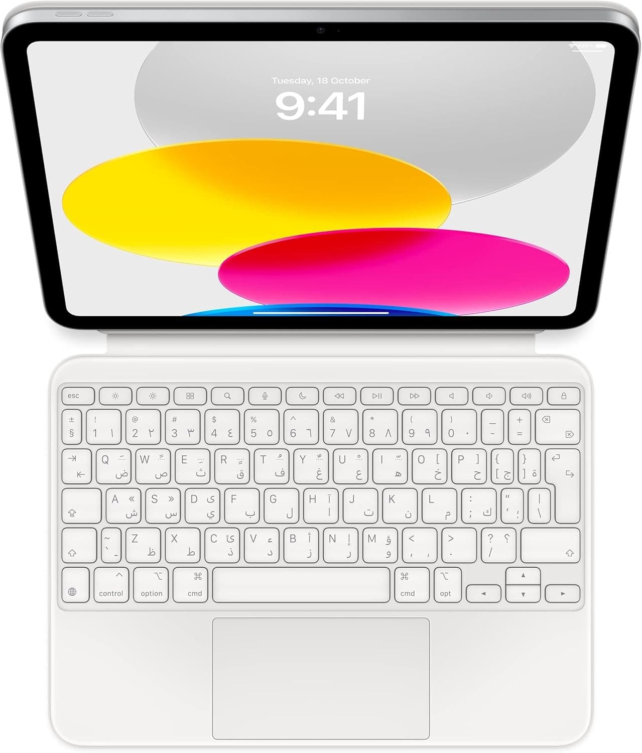 Apple iPad 10th Gen Magic Keyboard Folio White
