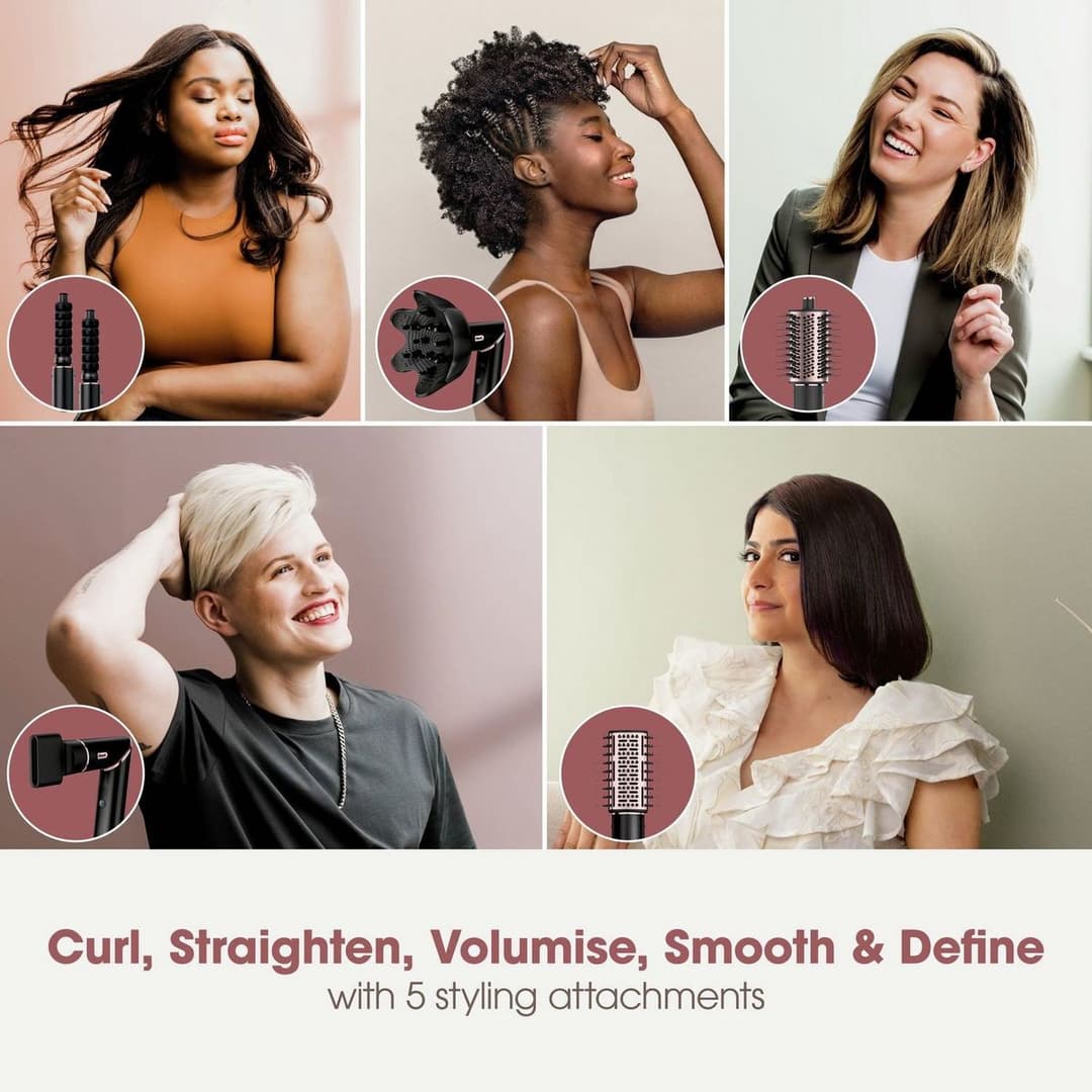 Shark FlexStyle Hair Styler HD446UK Black/Rose Gold - Image 3