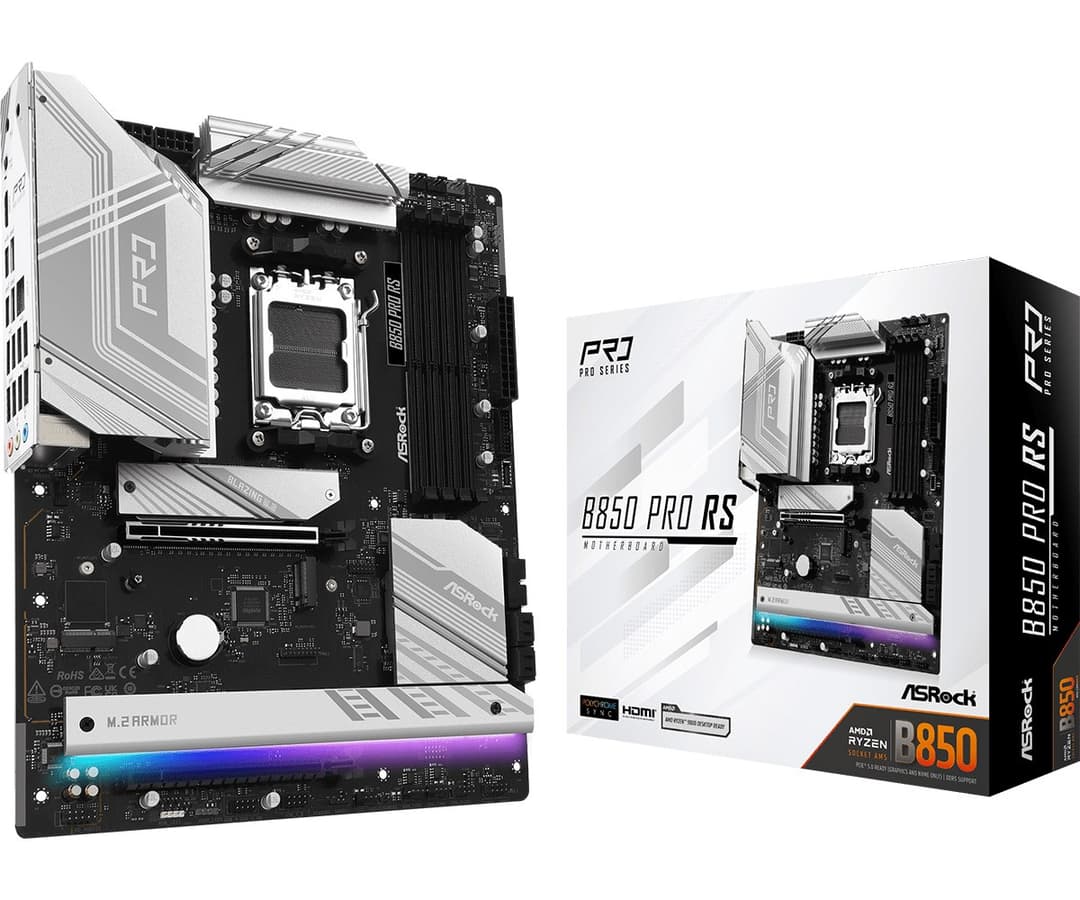Asrock B850 Pro RS AMD B850 Socket AM5 ATX - Image 1