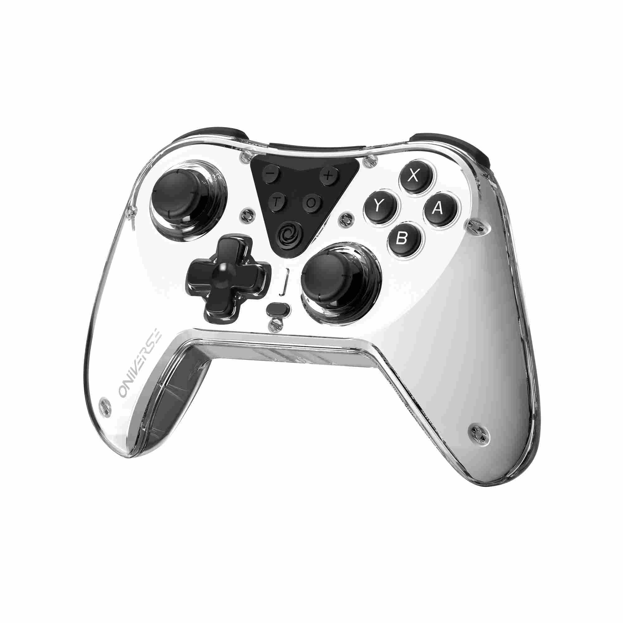 Astralite White Wireless Bluetooth Controller & Charging Station for Nintendo Switch, PC, Mobile