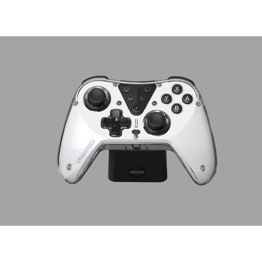 Astralite White Wireless Bluetooth Controller & Charging Station for Nintendo Switch, PC, Mobile - Image 6