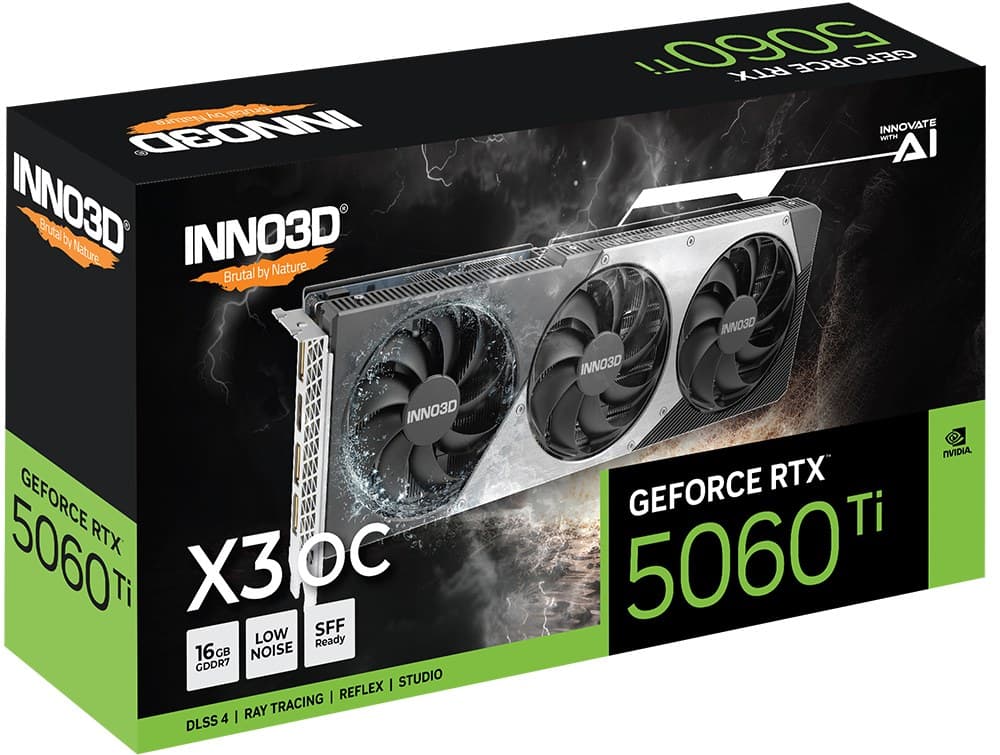INNO3D GeForce RTX 5060 Ti X3 OC NVIDIA 16 GB GDDR7 - Image 2