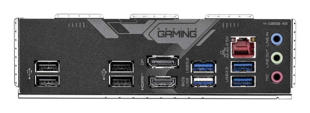 GIGABYTE B760M GAMING X DDR4 GEN5 Motherboard - Supports 14th Gen. Intel Core CPUs, 8+1+1 phases VRM, up to 3200MHz DDR4, 2xPCIe 4.0 M.2, 2.5 GbE LAN, USB 3.2 Gen 1 - Image 4