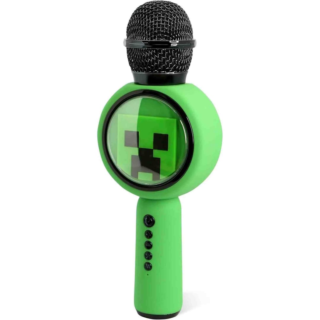 Minecraft Karaoke Microphone and Wireless Speaker with LED Lights - Image 2