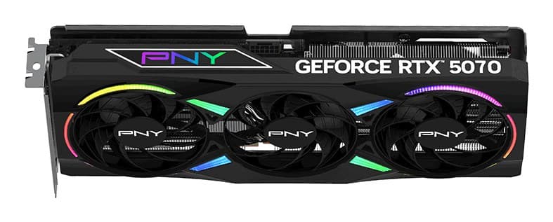 PNY GeForce RTX 5070 EPIC-X RGB OC NVIDIA 12 GB GDDR7 - Image 5