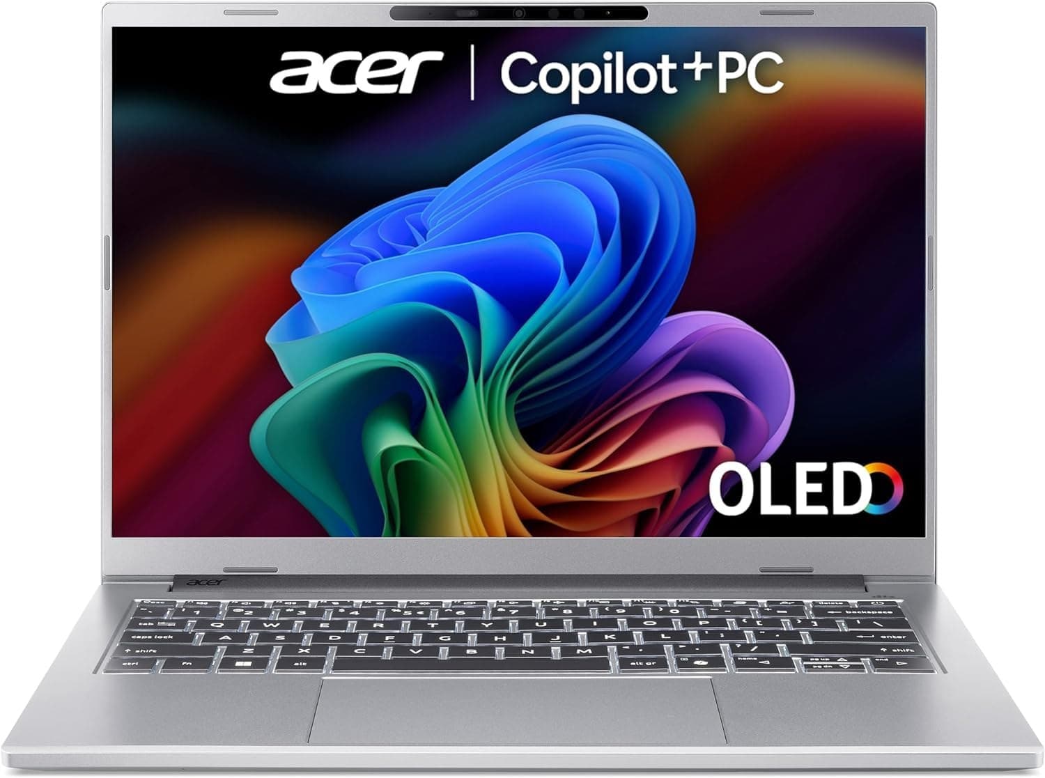 Acer Aspire AI 14 A14-53M Co-Pilot+ Laptop - Silver