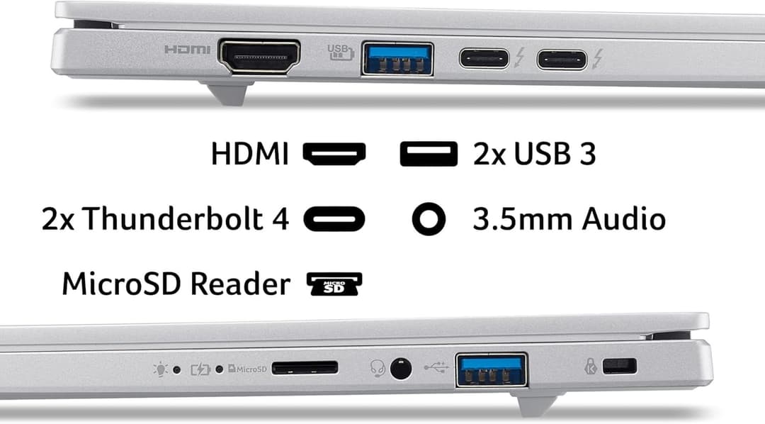 Acer Aspire AI 14 A14-53M Co-Pilot+ Laptop - Silver - Image 6