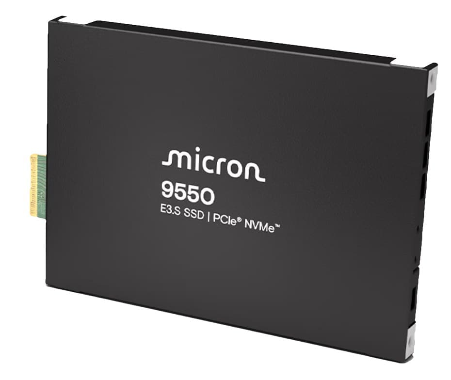 Micron 9550 PRO 7.68 TB E3.S PCI Express 5.0 NVMe 3D TLC NAND - Image 1