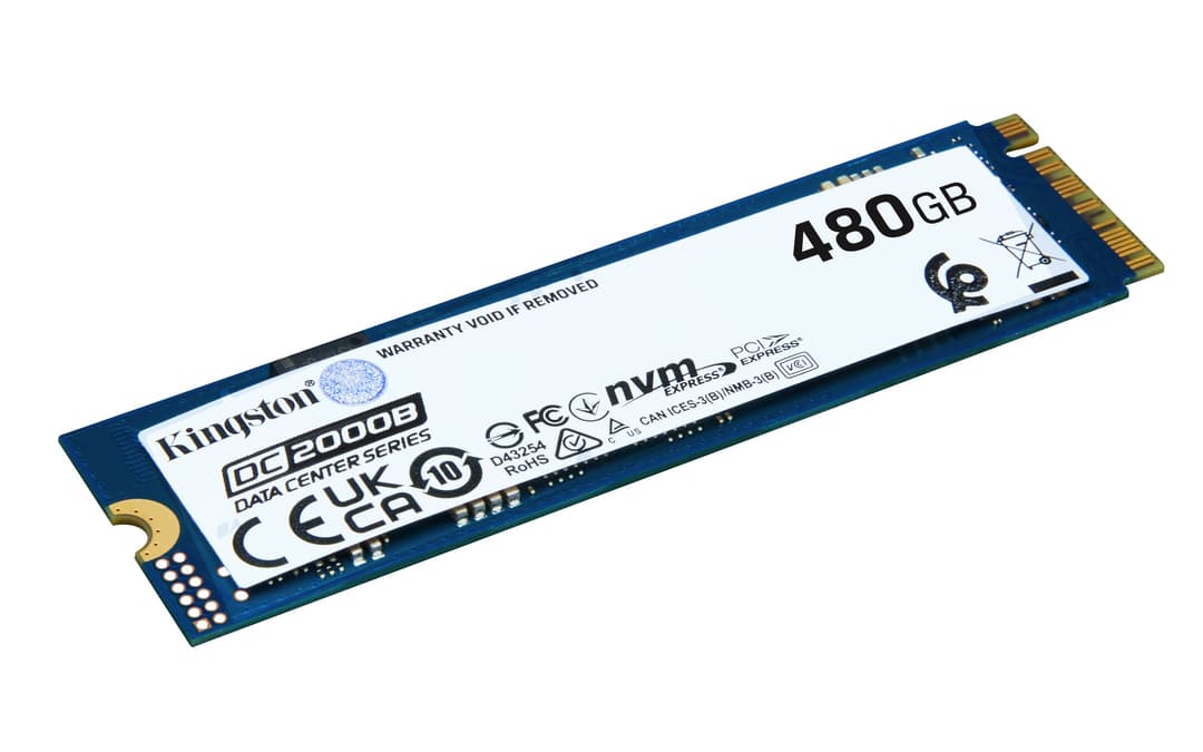 Kingston Technology 480G DC2000B PCIe 4.0 M.2 2280 Enterprise SSD - Image 1