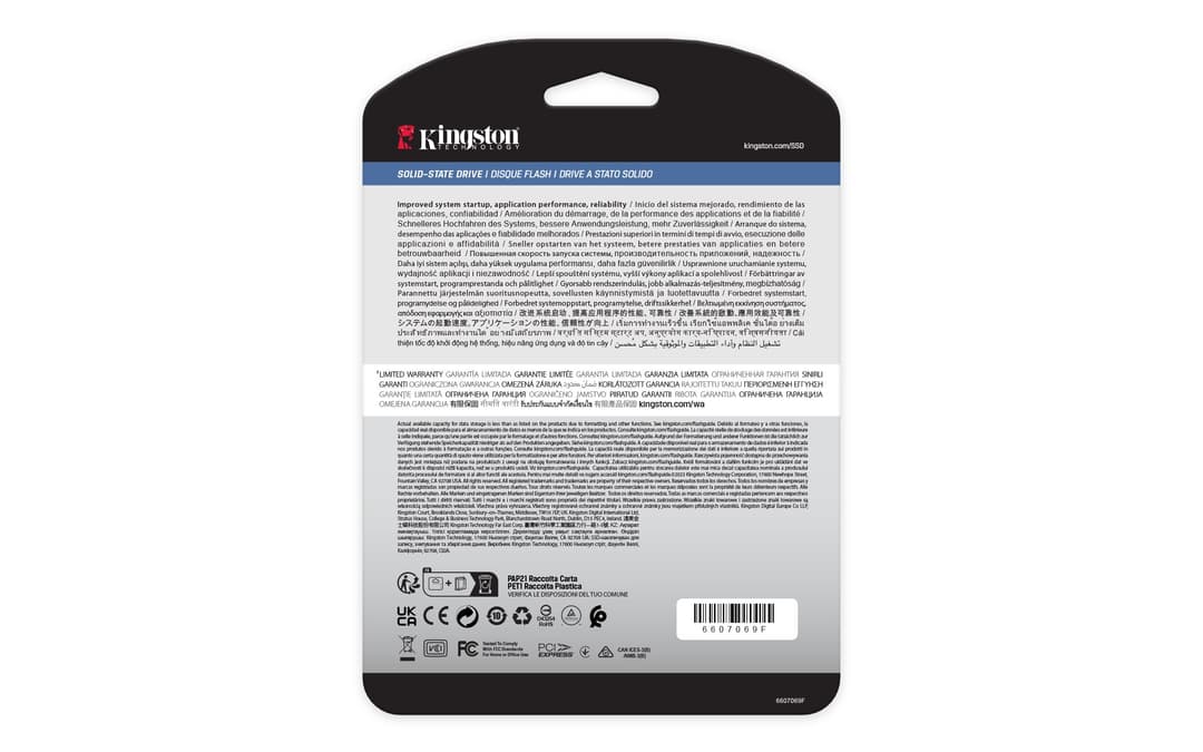Kingston Technology 480G DC2000B PCIe 4.0 M.2 2280 Enterprise SSD - Image 5