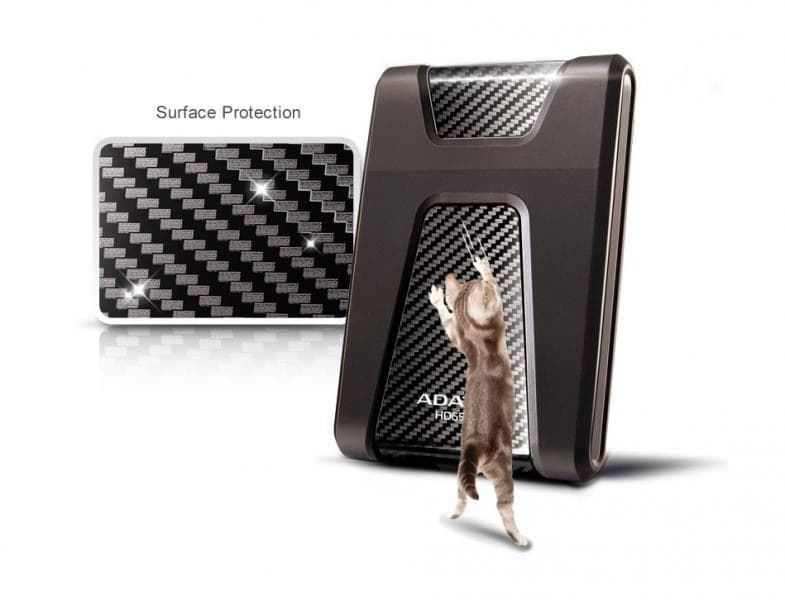 2TB AData Red/Black HD650 DashDrive USB3.1 Portable Hard Drive - Image 5
