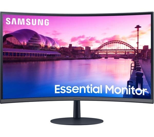 Samsung S27C390EAU 27" Curved Monitor Black - Image 1