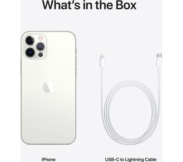 Apple iPhone 12 Pro - 128 GB, Silver - Image 4
