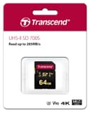 64GB Transcend 700S SDXC UHS-II U3 V90 SD Memory Card CL10 285MB/sec MLC Flash thumbnail 2