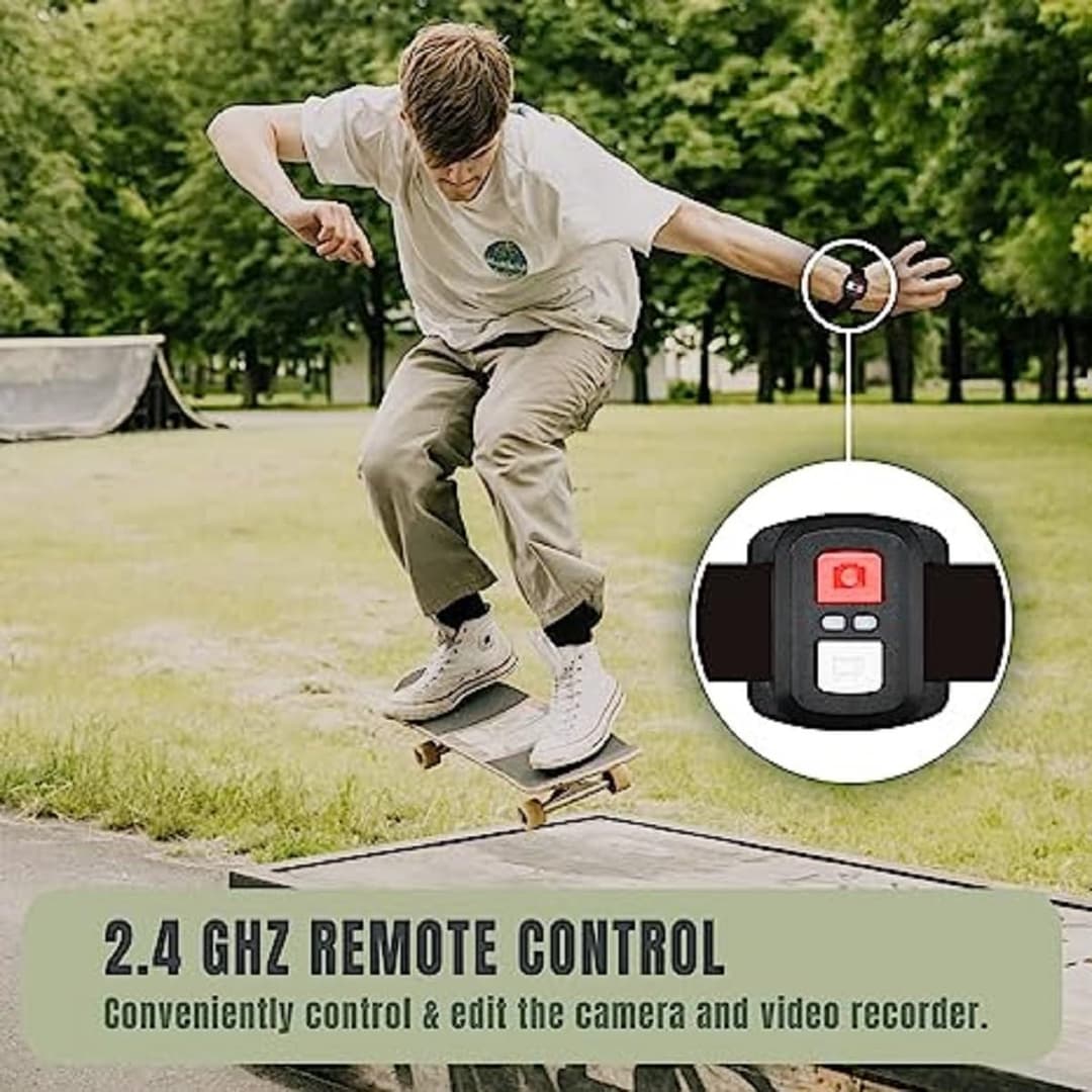 Exprotrek E68 4K Action Camera - Black - Image 5