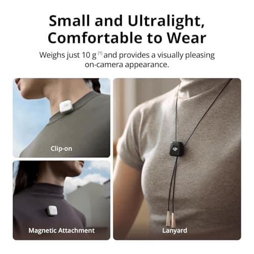 DJI Mic Mini (2 TX + 1 RX + Charging Case) Wireless Microphone Kit - Dark Grey - Image 10