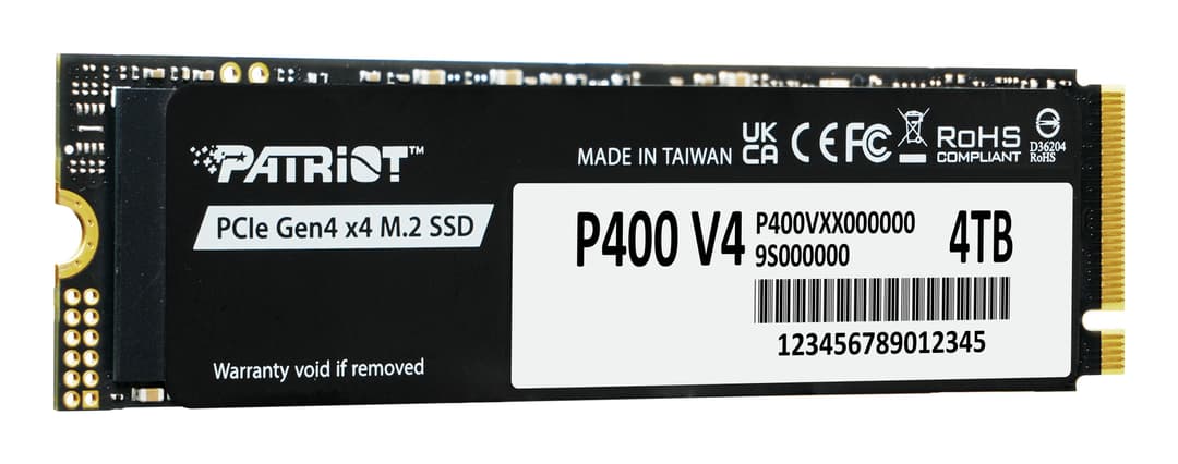 Patriot Memory P400 V4 4 TB M.2 PCI Express 4.0 NVMe - Image 2