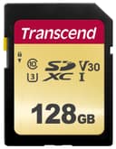 128GB Transcend 500S SDXC UHS-I U3 V30 SD Memory Card CL10 95MB/sec MLC Flash thumbnail 1