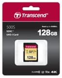 128GB Transcend 500S SDXC UHS-I U3 V30 SD Memory Card CL10 95MB/sec MLC Flash thumbnail 2