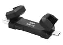 500GB Silicon Power Marvel Xtreme DS72 USB3.2 Gen2 USB Drive Black (Type-A / Type-C) thumbnail 1