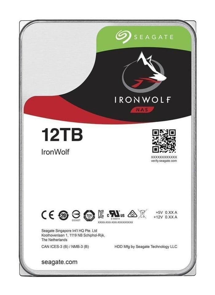 Seagate NAS HDD IronWolf 3.5" 12 TB Serial ATA III - Image 1