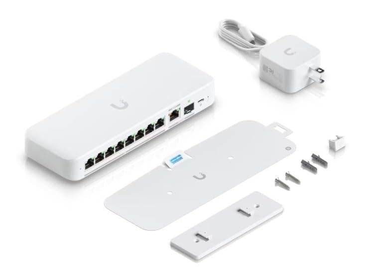 Ubiquiti USW-FLEX-2.5G-8 Network Switch - White - Image 2
