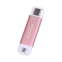 512GB Transcend ESD310 Portable SSD Dual USB (Type-A and Type-C) Pink thumbnail 1