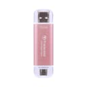 512GB Transcend ESD310 Portable SSD Dual USB (Type-A and Type-C) Pink thumbnail 2