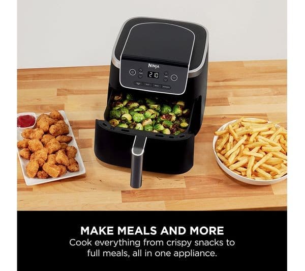 Ninja AF140UK 4.7L Air Fryer Black - Image 4