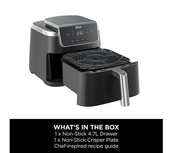 Ninja AF140UK 4.7L Air Fryer Black - Image 8