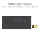 ASUS ROG Strix 1000W Gold Aura Edition Fully Modular Power Supply - Black thumbnail 4