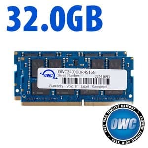 32GB OWC PC4-19200 2400MHz DDR4 SO-DIMM CL17 Memory Kit (2 x 16GB) - Image 3