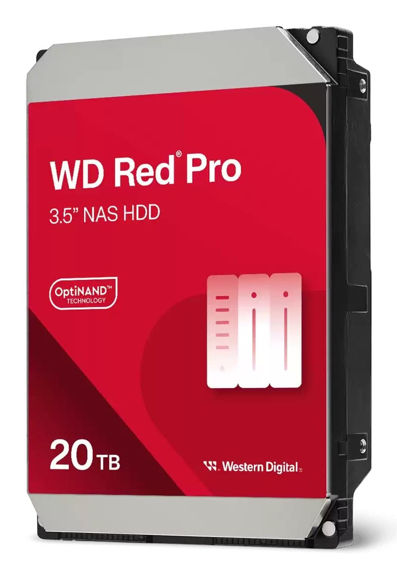 Western Digital Red Pro WD202KFGX internal hard drive 20 TB 7200 RPM 512 MB 3.5" Serial ATA III - Image 1