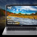 Acer Chromebook Spin 314 CP314-2HN Convertible Laptop - Intel N100, 4GB, 128GB eMMC, Integrated Graphics, 14" WUXGA Touchscreen, Chrome OS - Silver thumbnail 3