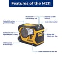 Brady M211 Portable Bluetooth Label Printer - Yellow/Black thumbnail 2