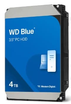 Western Digital WD Blue 3.5-Inch PC HDD internal hard drive 4 TB 5400 RPM 128 MB 3.5" Serial ATA III - Image 1
