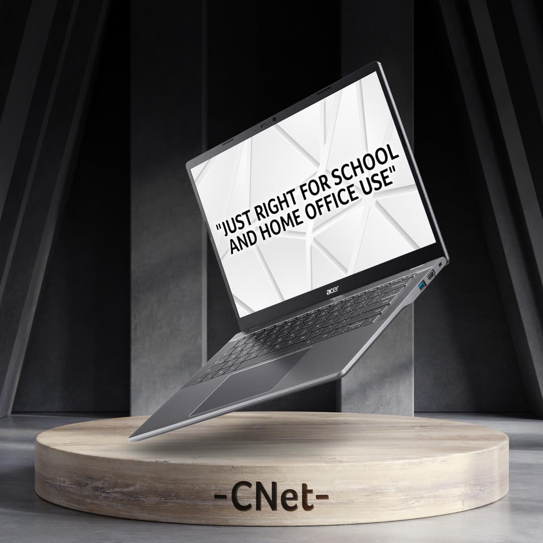 Acer Chromebook Plus 514 CB514-5H Laptop - Intel Core 5 120U, 8GB, 512GB SSD, Integrated Graphics, 14" WUXGA, Chrome OS - Image 3