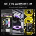 Corsair iCUE LINK QX120 RGB 120mm Magnetic Dome RGB Fan - Black thumbnail 7