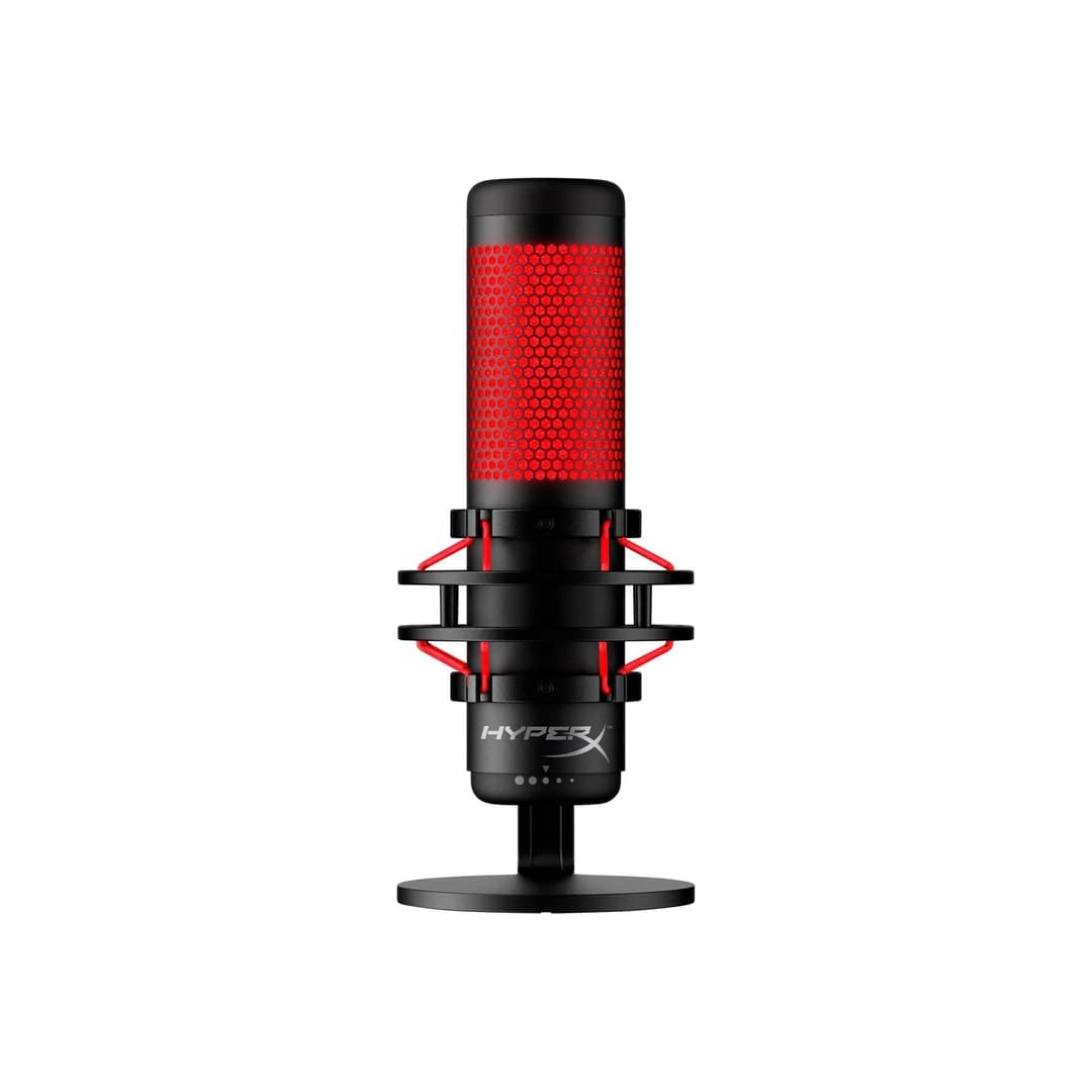 HyperX Quadcast Microphone - Black with Red Accents - Image 6