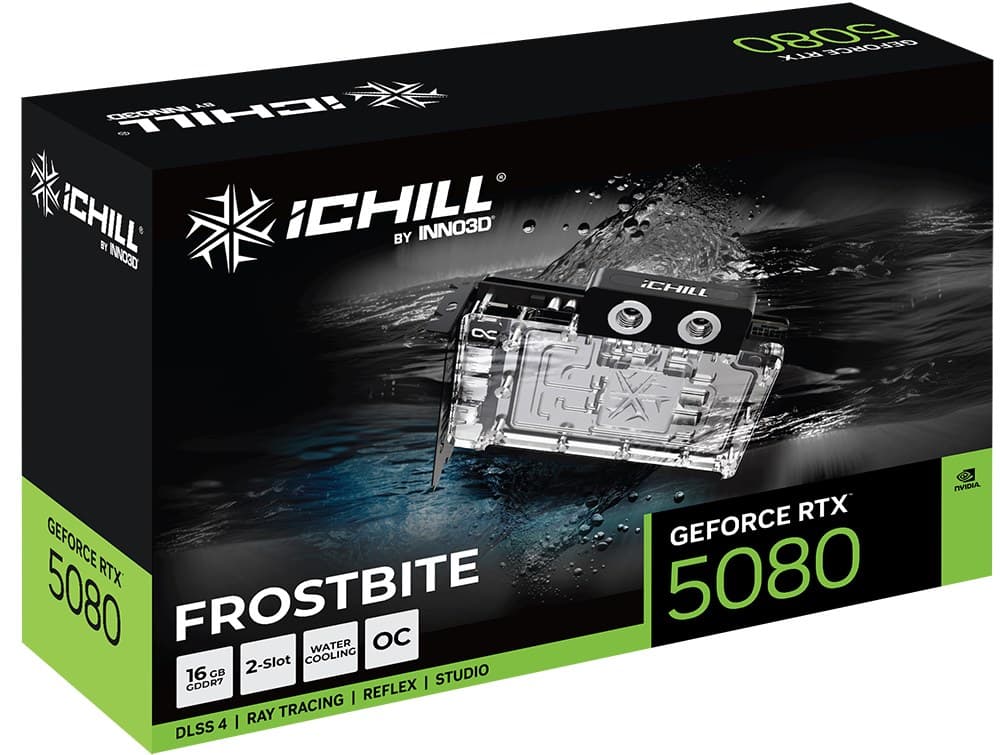 INNO3D iChill GeForce RTX 5080 FROSTBITE NVIDIA 16 GB GDDR7 - Image 2