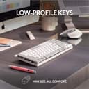 Logitech MX Mechanical Mini for Mac Wireless Illuminated Keyboard - Pale Grey thumbnail 3