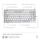Logitech MX Mechanical Mini for Mac Wireless Illuminated Keyboard - Pale Grey thumbnail 6