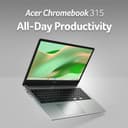 Acer Chromebook 315 CB315-4H Laptop, Intel Celeron N4500, 4GB, 64GB eMMC, Integrated Graphics, 15.6-inch FHD, Google Chrome OS - Silver thumbnail 2