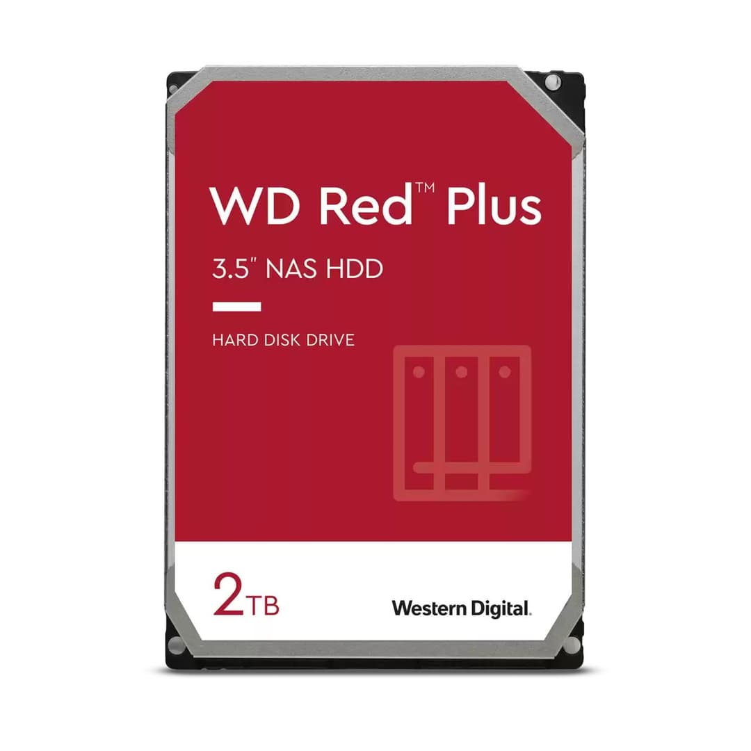 Western Digital Red Plus WD20EFPX internal hard drive 3.5" 2 TB Serial ATA - Image 1