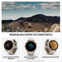 Garmin fēnix® 8 GPS Smartwatch - Soft Gold with Dark Sandstone Band thumbnail 3